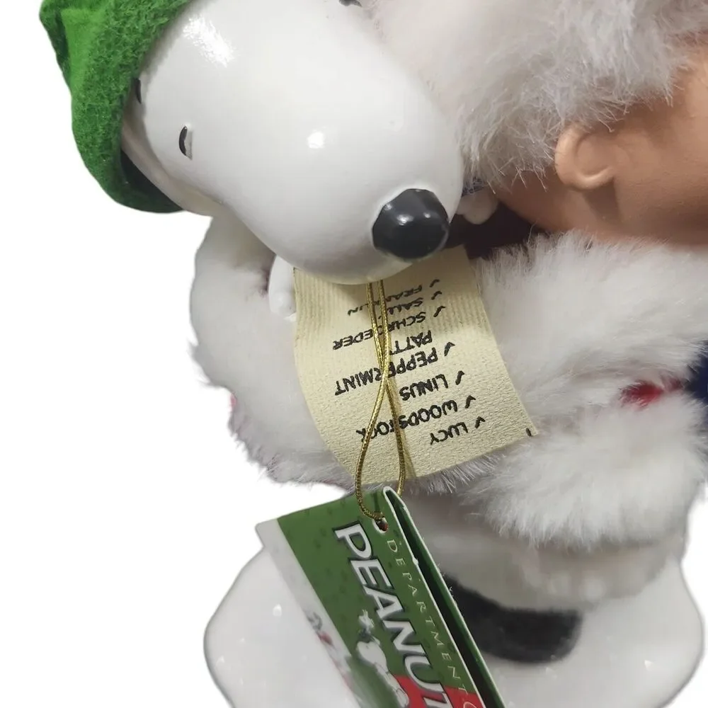 DEPT 56  PEANUTS CHARLIE BROWN SNOOPY WARM CHRISTMAS PUPPY FIGURE 2016